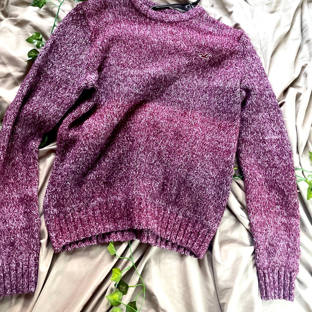burgundy sweater